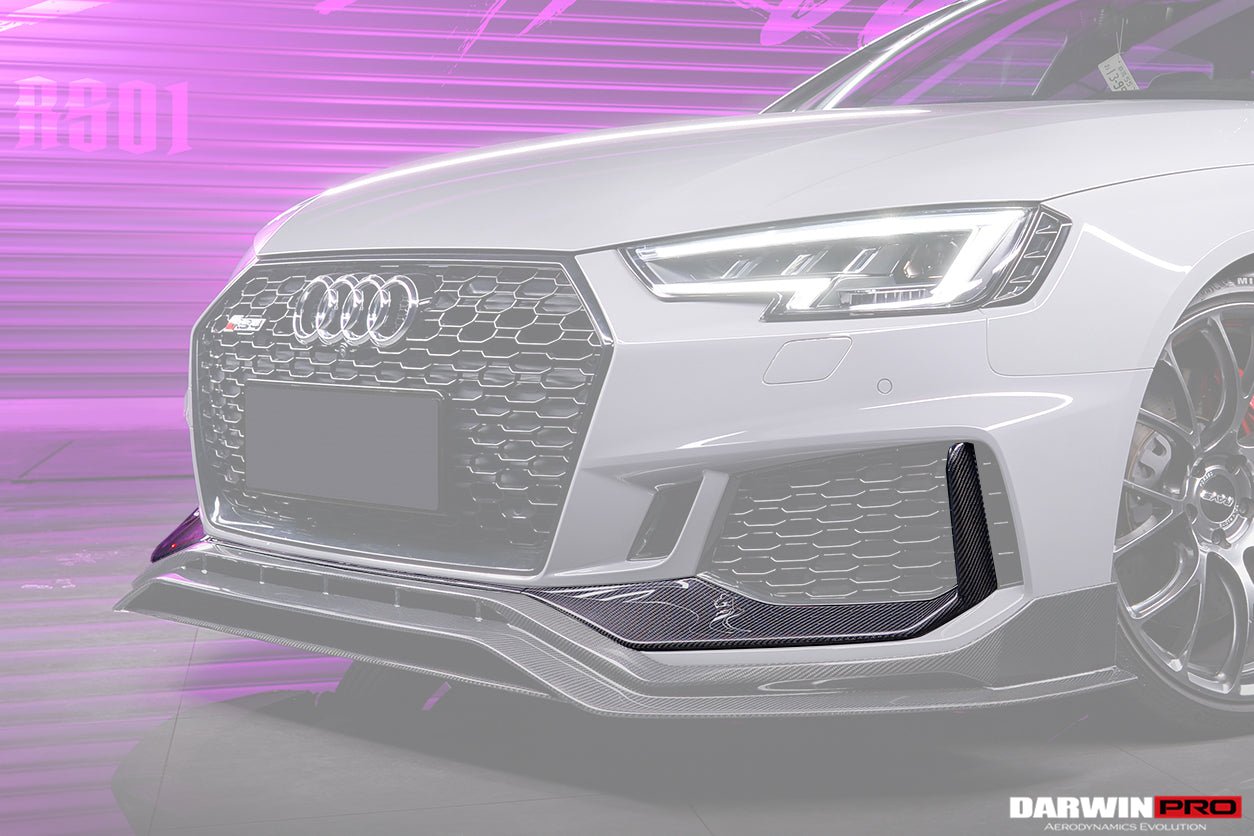 2017 - 2019 Audi RS4 B9 Front Bumper Trim Lip